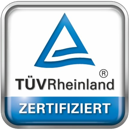 TÜV Rheinland Zertifizierung Badge